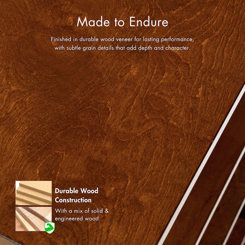 Till Contemporary Oak Solid Wood 5-Open Shelf Media Shelf by Furniture of America