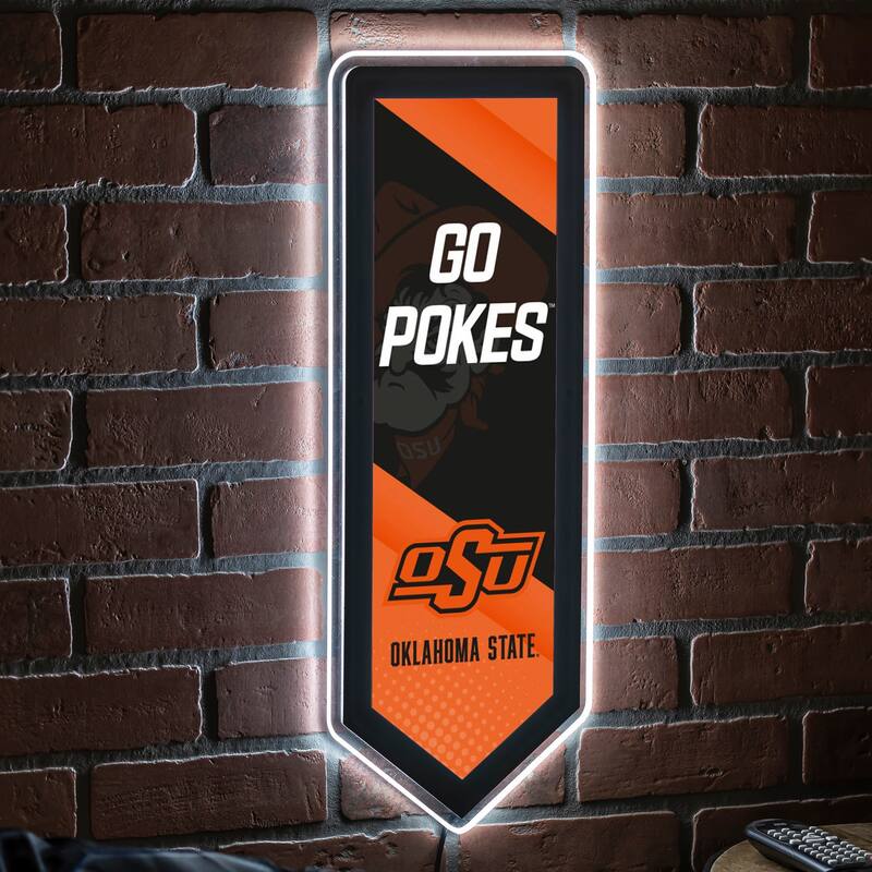 Oklahoma State University LED Lighted Sign - Multi