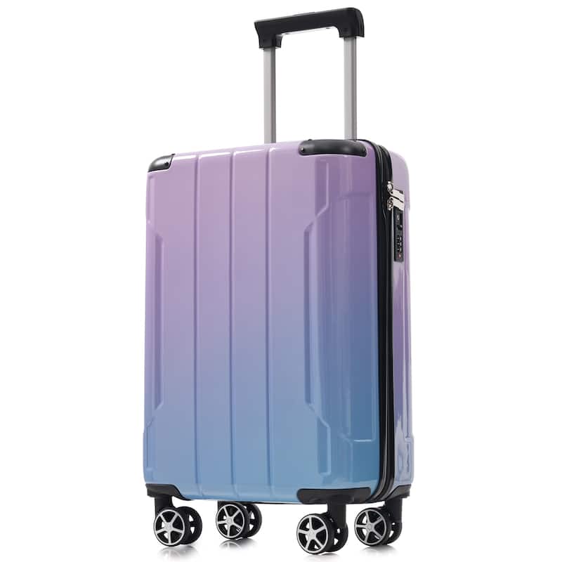 3-Piece, Modern Luggage Sets with Spinner Wheels, Built-in TSA Lock, Foldable Duffel Bag, for Boarding Travel