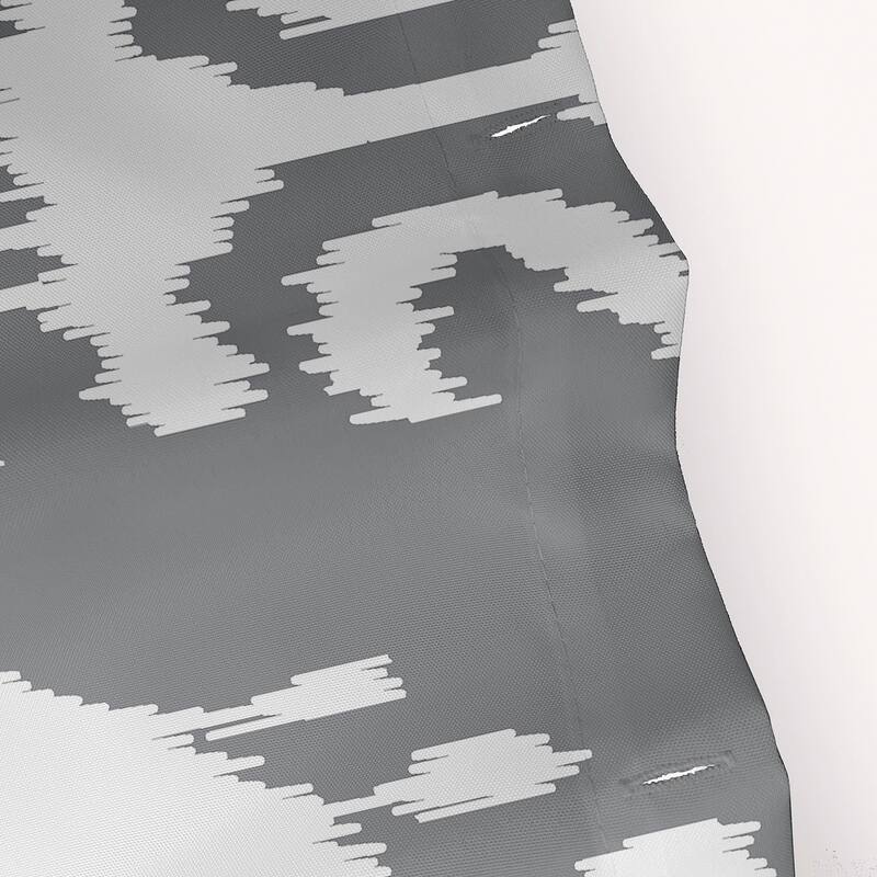71 x 74-inch Ikat Geometric Print Shower Curtain