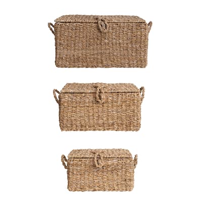 Seagrass Storage Trunks - 19.7"L x 13.4"W x 9.8"H