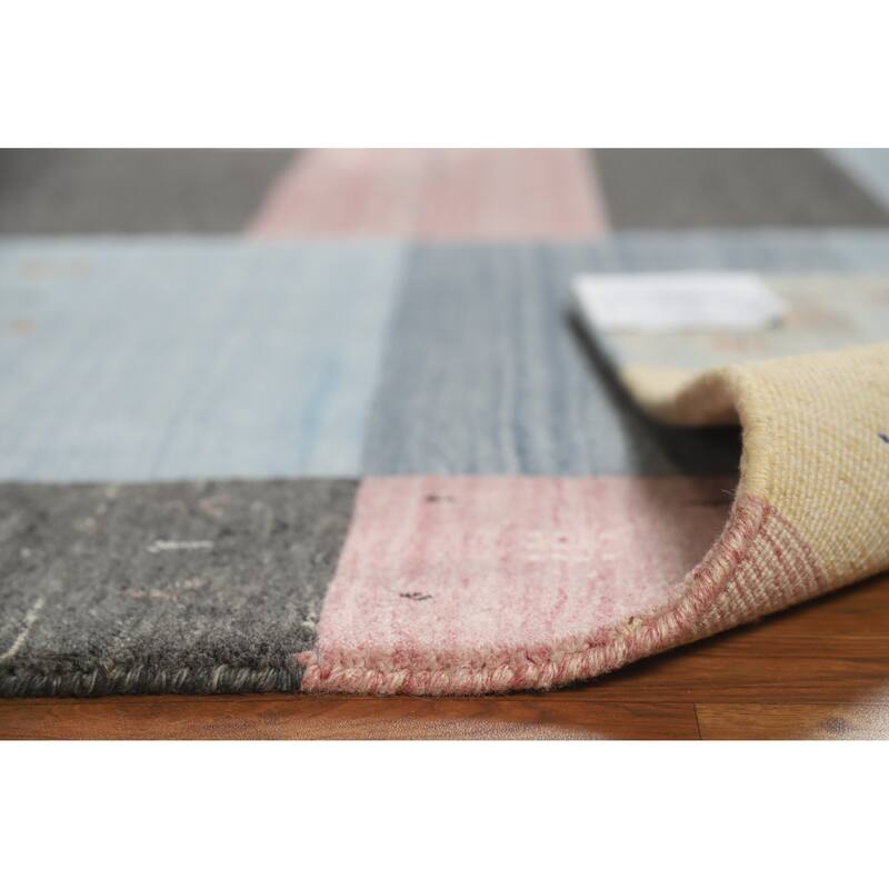 Gabbeh Indian Rug Hand-Knotted Wool Carpet - 5'5" x 7'9"