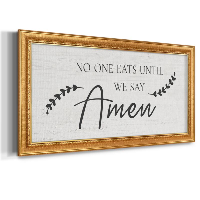 Navy Gold Map Premium Framed Canvas- Ready to Hang