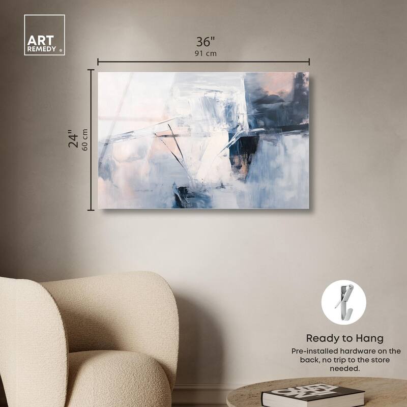 Blue Rapture I Acrylic by Art Remedy, Ready to Hang