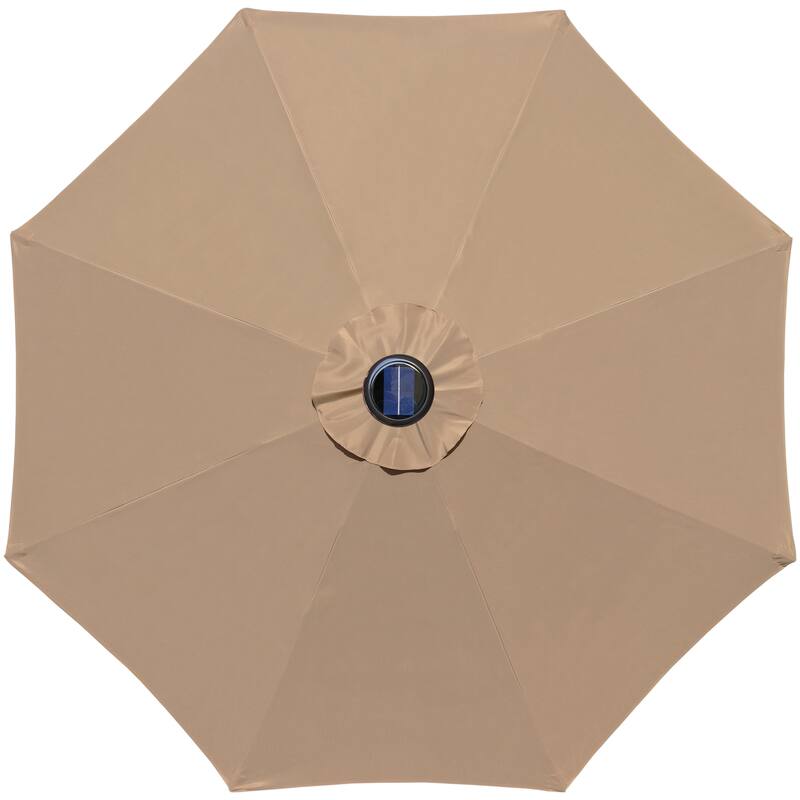 Maypex 9-foot Solar Led Lighted Patio Umbrella