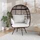 Option Cream Cushions/Brown Frame