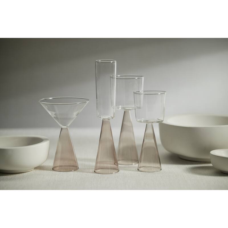 Viterbo Champagne Flutes, Set of 4