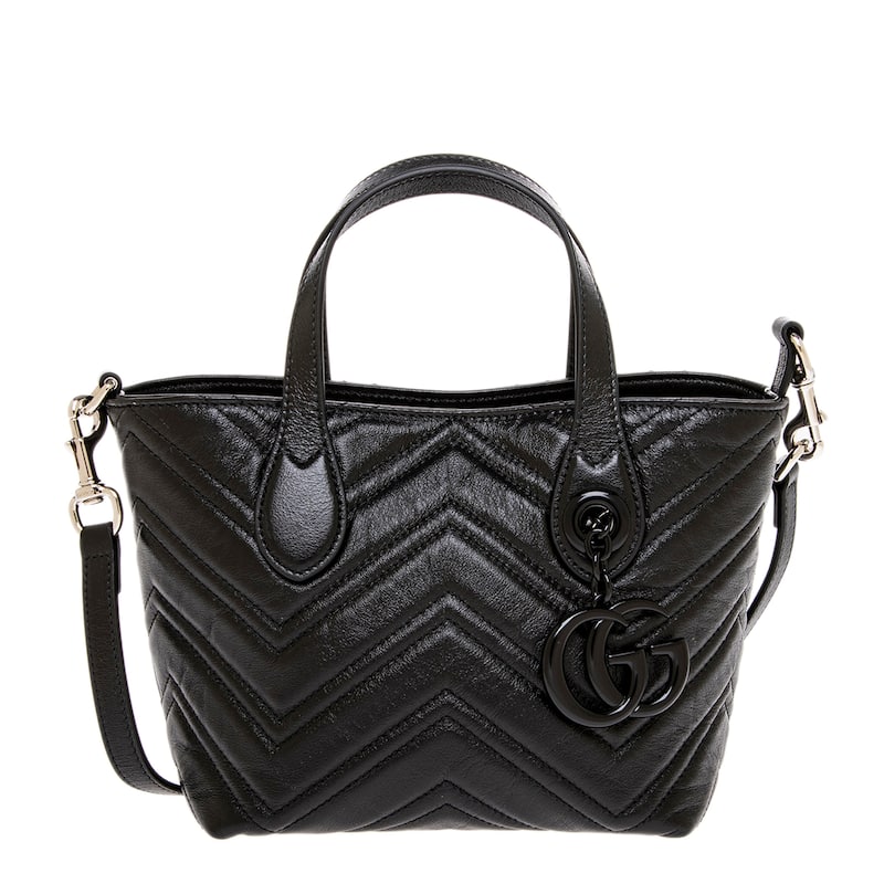 Gucci GG Marmont Small Tote Bag - Black