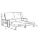 preview thumbnail 16 of 62, Benton Modern Aluminum Lounge Outdoor Double Chaise with Cushion - N/A