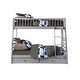 preview thumbnail 3 of 8, Twin over Full Solid Wood Bunk Bed with Ladder and Fence