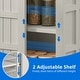 preview thumbnail 5 of 32, Farmhouse Sideboard Buffet Cabinet with Storage-Sliding Barn Doors and 4 Drawers