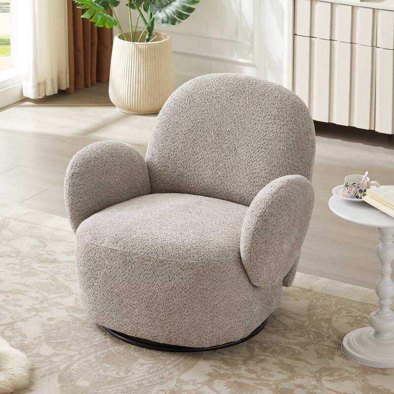Swivel Lounge Chair with 360° Rotation