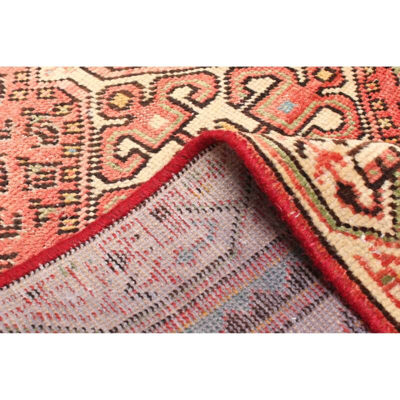 ECARPETGALLERY Hand-knotted Andelz Red Wool Rug - 3'1 x 4'9