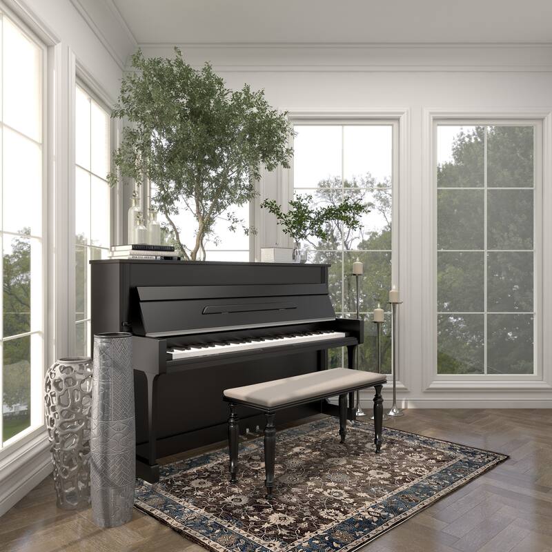 Gray Ceramic Vase with Varying Patterns