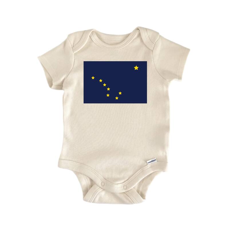 Alaska - Baby Boy Girl Clothes Infant Bodysuit Funny Cute - White - 3-6M
