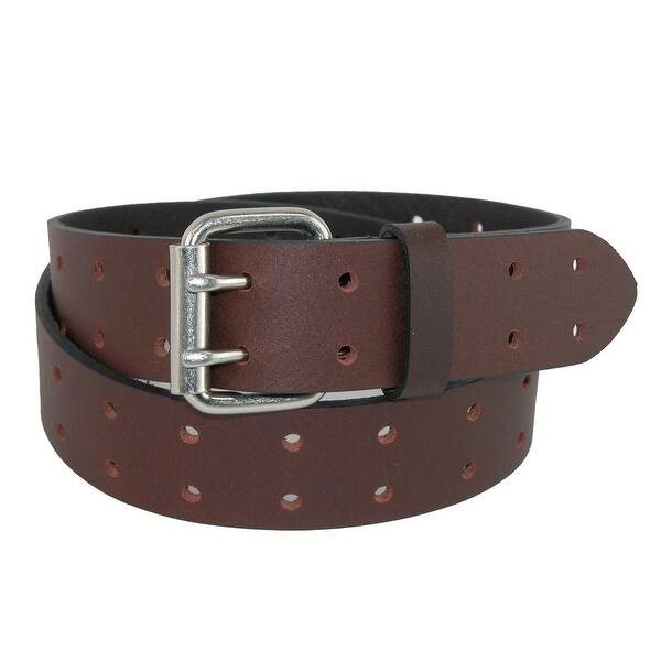 Shop Dickies Men S Leather Two Hole Double Prong Bridle Belt