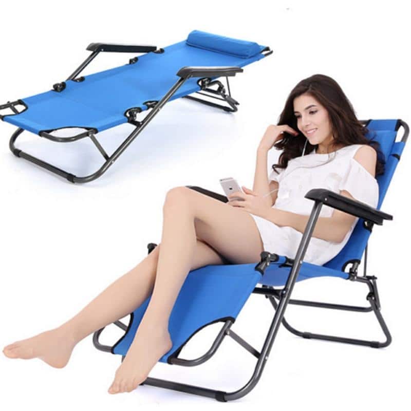Outdoor Folding Chaise Lounge Chair