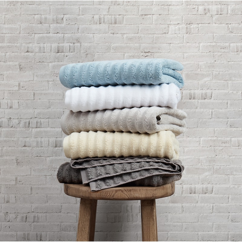 Christian Siriano NY Textured Zero Twist 6 Piece Towel Set