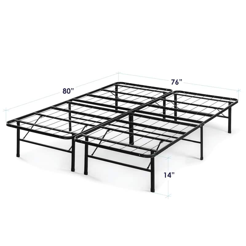 14 inch Smart Base Platform Bed by Crown Comfort - King