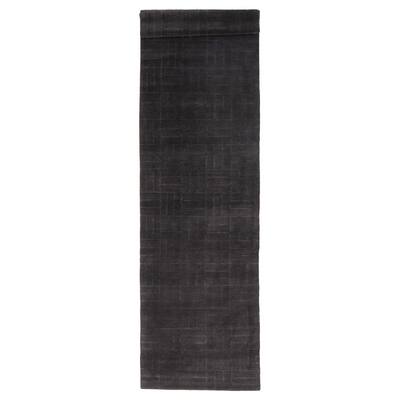 ECARPETGALLERY Hand-knotted Opulence Grey Wool Rug - 2'8 x 10'1