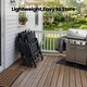 preview thumbnail 11 of 39, 9/11/13-Piece Luxury Outdoor Dining Set All-Weather Aluminum Patio Furniture Foldable Chairs