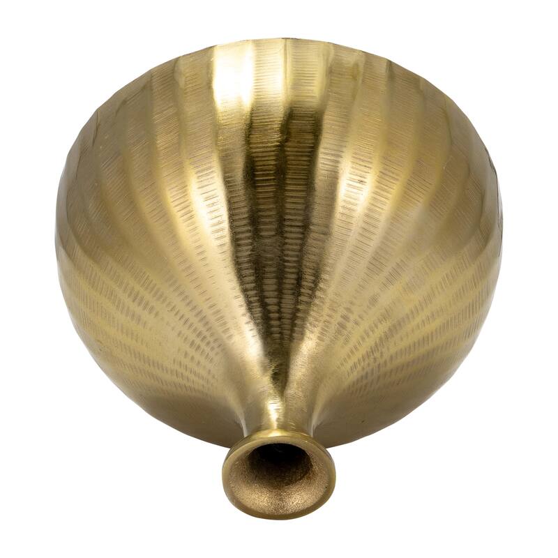 Sagebrook Home Metal Bulbous Vase