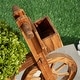 preview thumbnail 4 of 2, Patio Festival Outdoor Bicycle-Style Wooden Planter