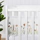 preview thumbnail 4 of 4, Sweet Jojo Designs + BreathableBaby Breathable Mesh Crib Liner Pad Boho Floral Garden Flower Girl Green Watercolor Bohemian Chic
