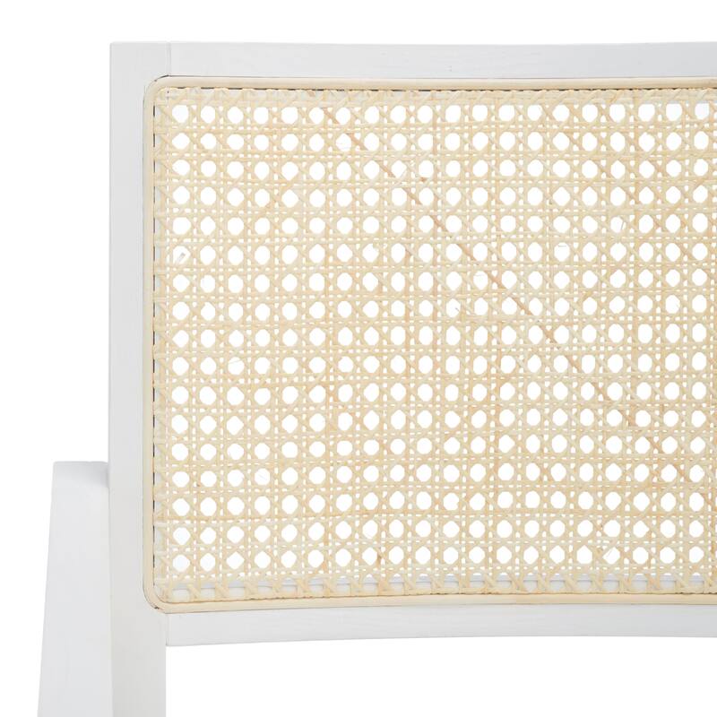 SAFAVIEH Couture Maiju Rattan Arm Chair - 21 In. W x 23 In. D x 34 In. H - 21Wx23Dx34H