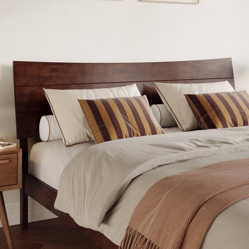 AFI Phoenix Wood Panel Headboard - Walnut - Queen