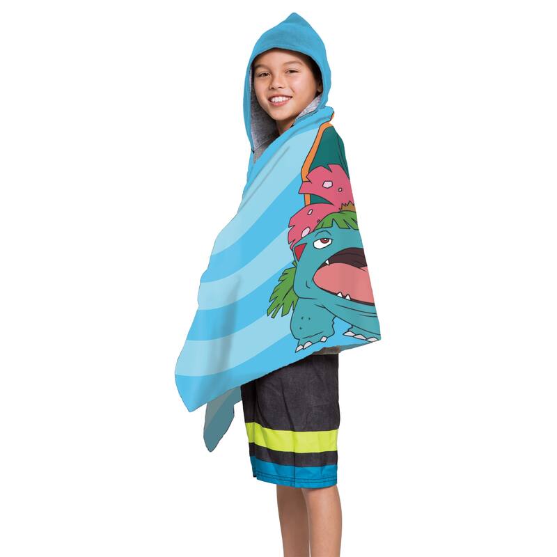 Pokemon Hooded Youth Beach Towel