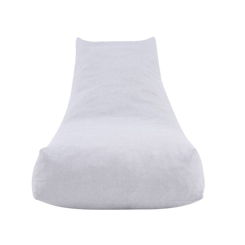 Christopher Knight Home - Lila Outdoor Patio Ergonomic Upholstered Bean Bag Chair with Shredded Foam Filled & Removable Cover