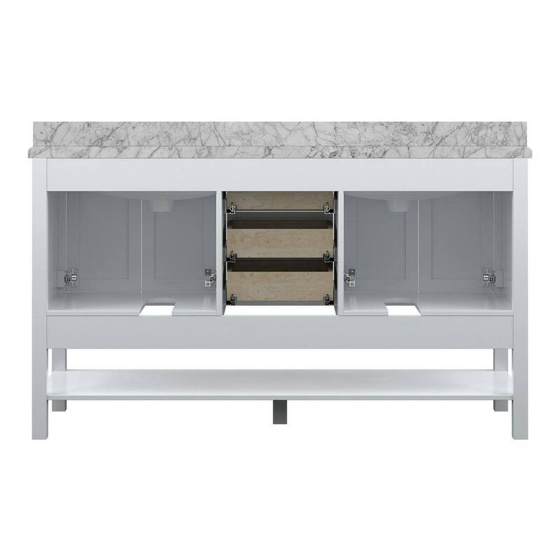 Design Element Affinity 61" Double Sink Vanity