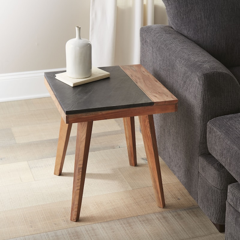 Steve Silver Chester Mid-Century Modern Square Side Table