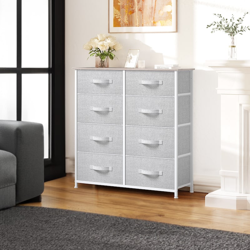 Modern 8-drawer Bedroom Dresser Storage Tower