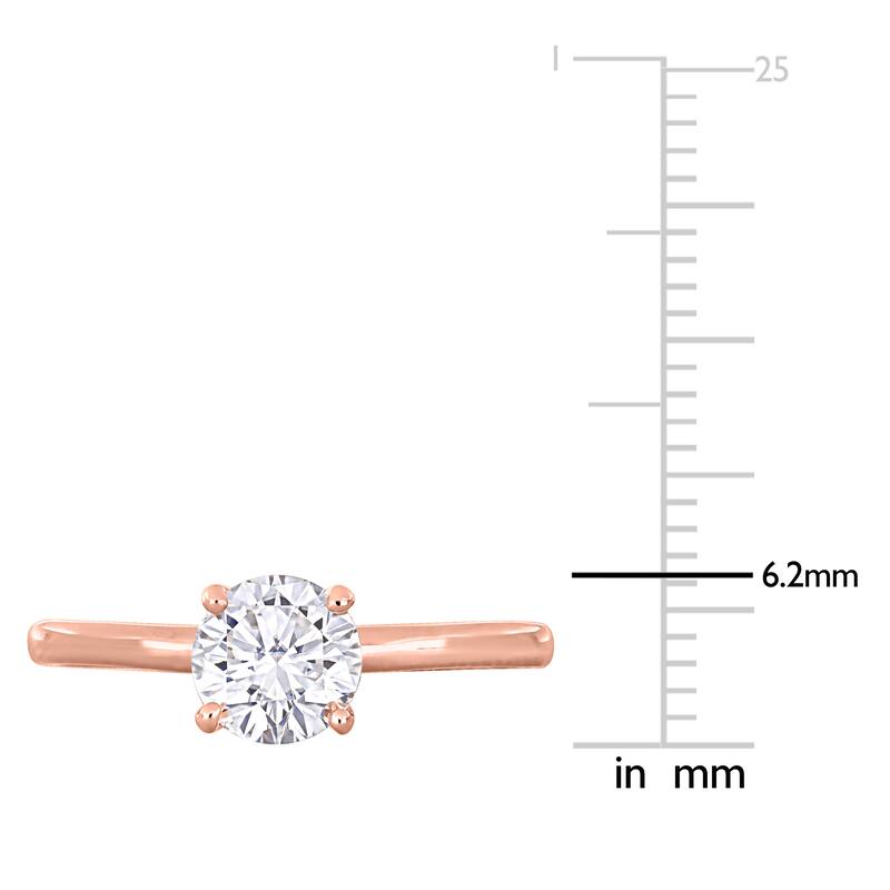 Miadora 7/8ct - 1ct TDW Diamond Solitaire Engagement Ring in 14k Rose White or Yellow Gold