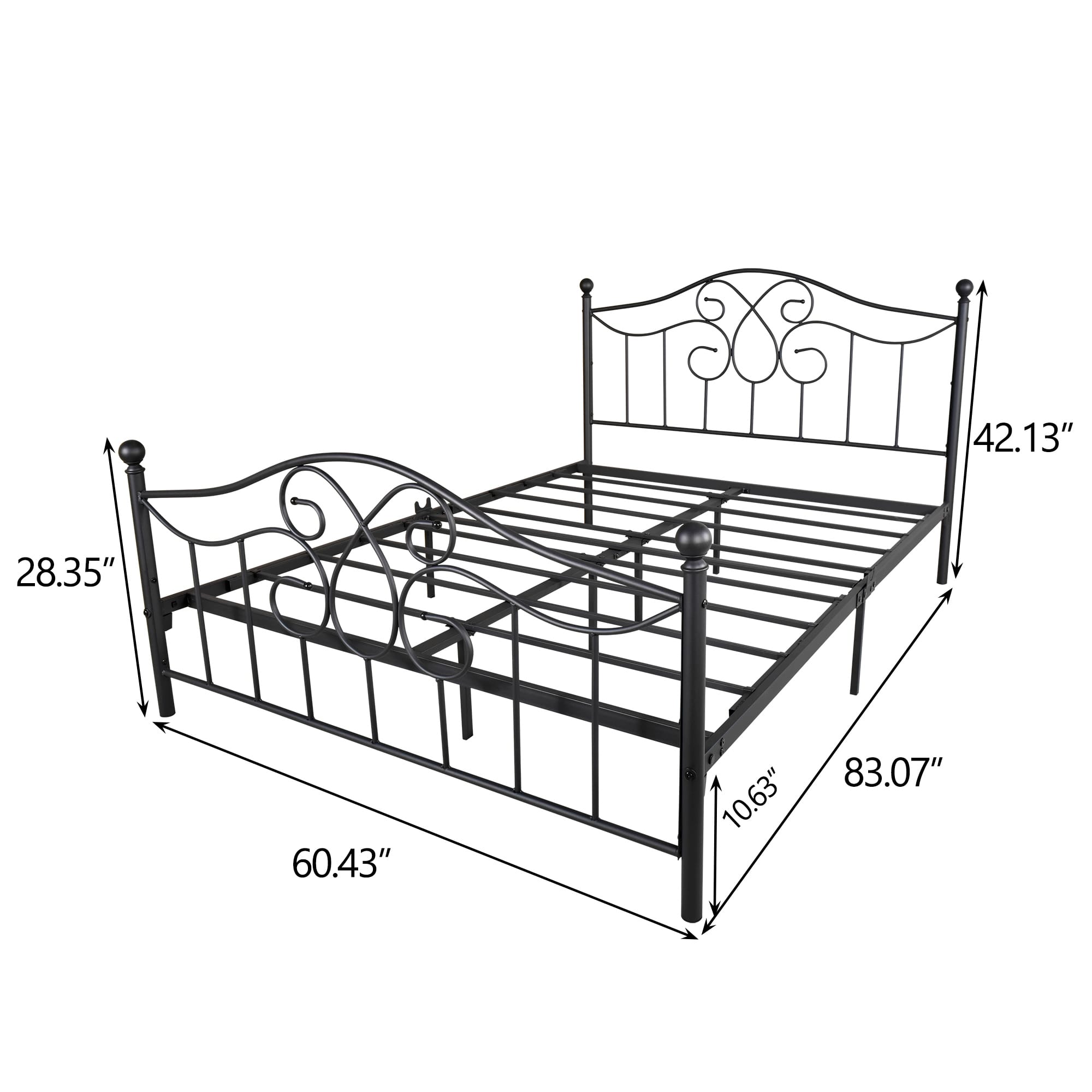 Queen Metal bed frame - Bed Bath & Beyond - 38399242