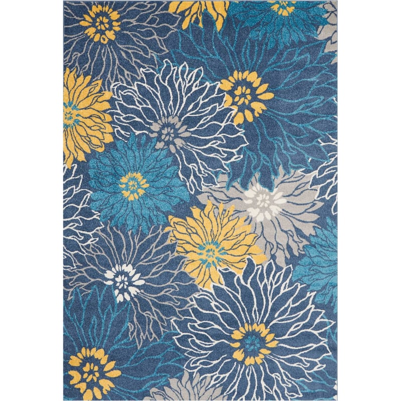 Nourison Passion Abstract Modern Floral Area Rug