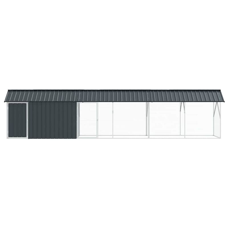 vidaXL Bird Cage Anthracite Galvanized steel