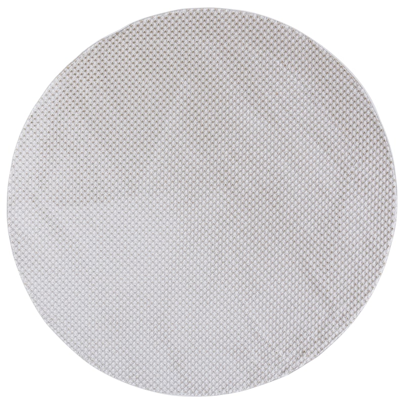 SAFAVIEH Slate Karyne Rug - Beige/Ivory Grey - 6'7" Round