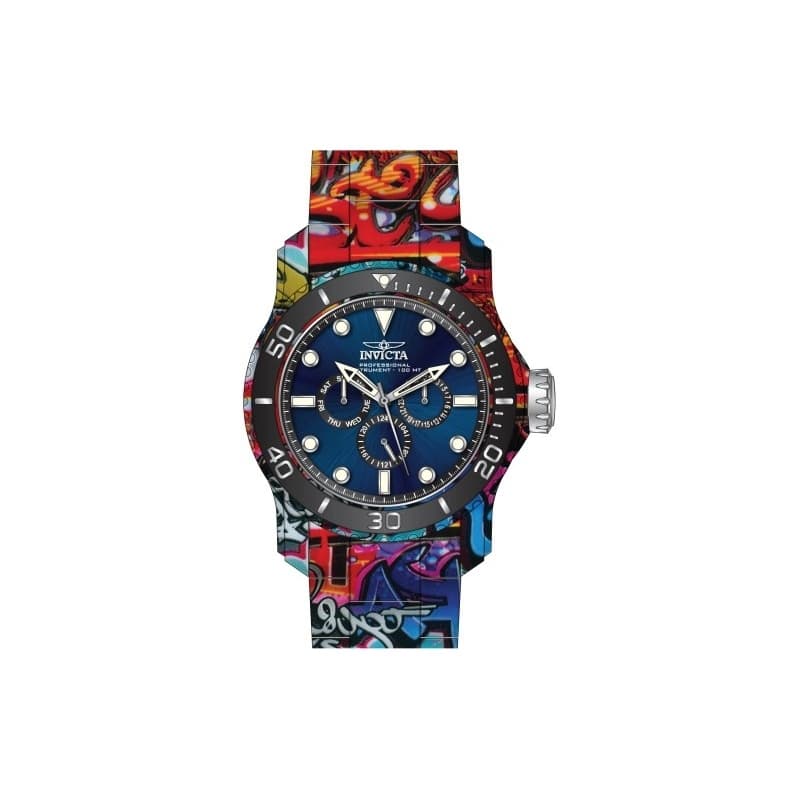 Invicta Men's 47856 Pro Diver Quartz Chronograph Blue, Black Dial Watch - Multi