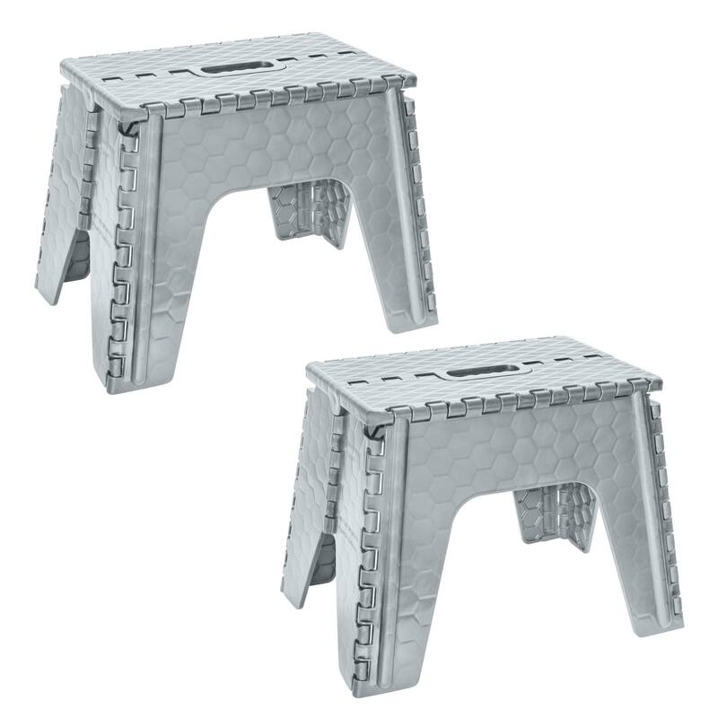 Simplify 2 Pack 12" Folding Step Stool - 13.75"x 9"x 12"