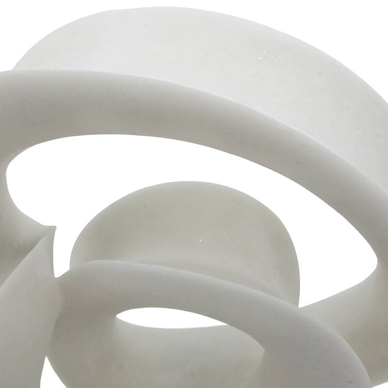 Sagebrook Home's 20-inch Quixotic Statuary - White Resin Decorative Object That Inspires and Transforms Home Decor