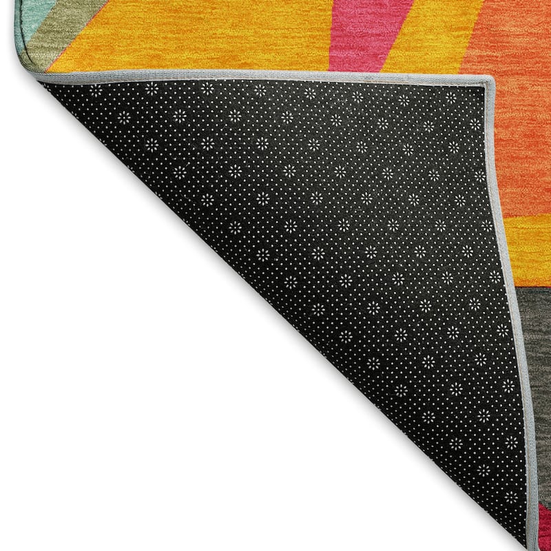 Premium Washable Super Soft Abstract Mosaic Mayfield Rug