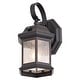 preview thumbnail 5 of 8, Vaxcel Lighting T0738 Wellington 11" Tall Outdoor Wall Sconce with