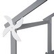 preview thumbnail 15 of 13, Grey Twin Pinewood Loft Bed with Fence and Storage
