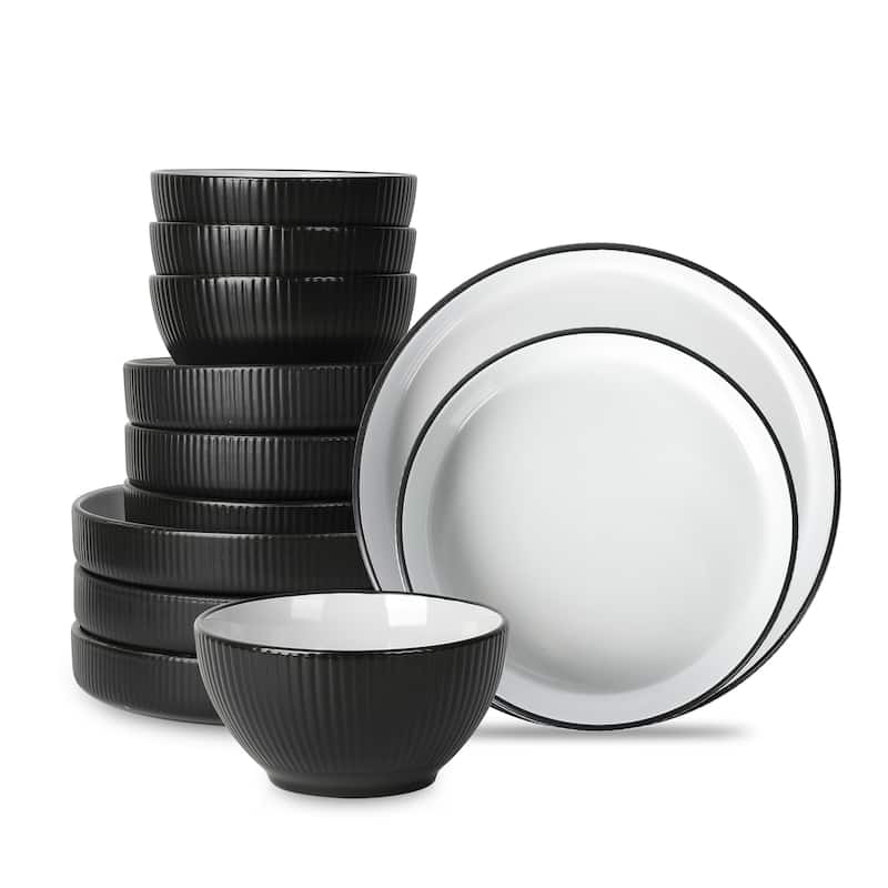 Christian Siriano Larosso Stoneware Dinnerware Set