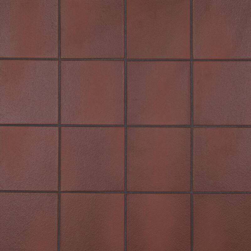 Merola Tile Quarry Flame Red 5-7/8" x 5-7/8" Ceramic Floor and Wall Tile