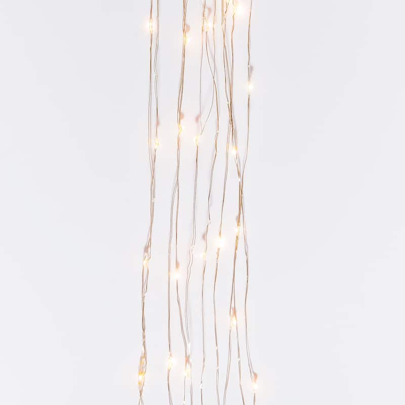 6 ft Long Warm White Micro LED Light String - N/A