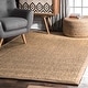 preview thumbnail 2 of 15, Oak Casual Sisal Area Rug 5' x 8' - Sand - Rectangle